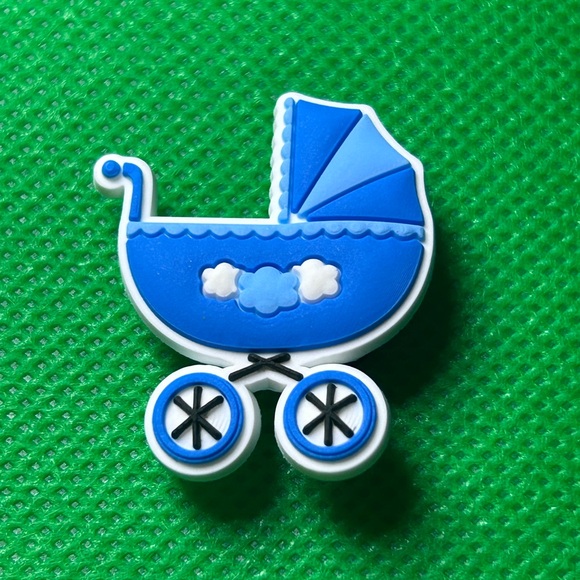 CROCS Accessories - 🌼 (5/$10 or 10/$15)NEW “Baby Shower” Croc Charm Collection Baby Boy Carriage